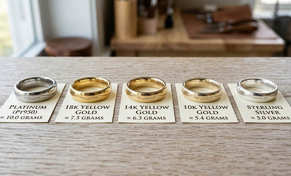Why Identical Wedding Bands Can Feel Surprisingly Different in Weight